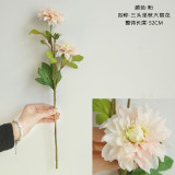 Multi head Dahlia imitation flower manufacturer family decoration wedding holding flowers road leading flower wall plants