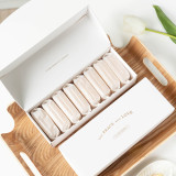Gift Box Custom Logo Cookie Macarons Cardboard Luxury Wedding Gift Paper With Handle Hair Packaging Box