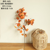 2021Imitation flower manufacturer wedding holding flowers rose wall home decoration round copper leaf