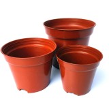 Plastic  round pots for nursery flower  plant  growing seedlings