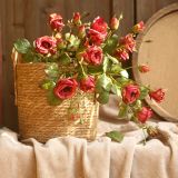 2021Retro home and guest house decoration photography material simulation silk dry flower rose