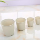 Round Frosted Plastic Black Fleshy Flower Pot Vientiane Basin Volumes Dedicated Garden Supplies