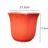 Pots Plant Flower Resin Wholesale Imitation Ceramic Flower Pot Resin Flower Pots Resin Home Garden