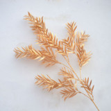 2021Golden flower material wedding hall layout simulation flower mist golden Hydrangea