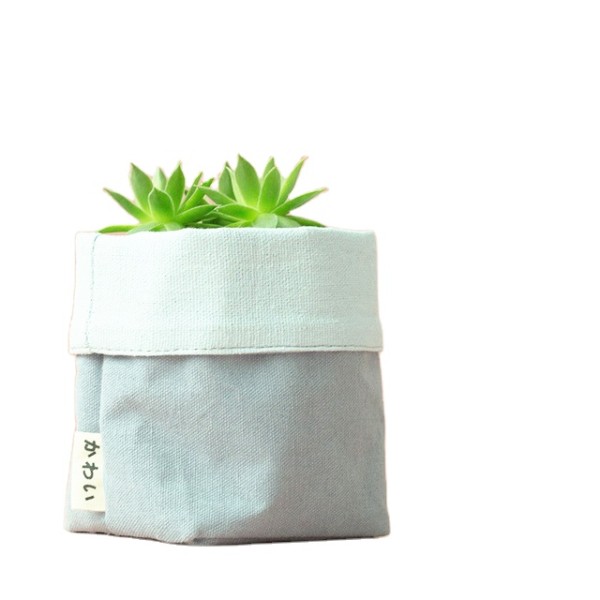 Hot Sale Garden Plant Flower Pot Office Creative Desktop Plant Bag Portable Cosmetic Storage Bag Home Decoration