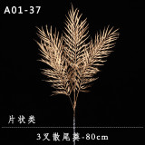 2021Wholesale golden bundle series wedding decoration simulation leaves