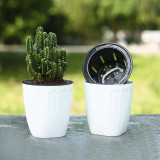 Colorful Cheap Plastic Planter Pot Flower Wholesale Flower Pot Plastic Home Garden