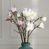 2021Indoor living room Vase Decoration floor flower simulation plant new Magnolia