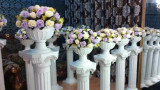 Stylish Wholesale Outdoor High Quality Weeding Decoration Garden Pots Plastic Flower Pots Planter