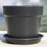 Wholesale Flower Pot Plastic Tray With Bottom Succulent Green Scoop Round Flower Pot Large