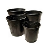 Durable Garden  5 Gallon Black Round   Plastic Garden Grow Pots