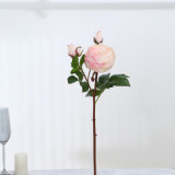 2021Living room home decoration display plant flower simulation Mini bouquet wholesale British rose bouquet