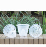 3 Size- Pack Indoor Outdoor Gardening Orchid Pots Gardening Holes Clear Plastic Plant Pot For Indoor Plants