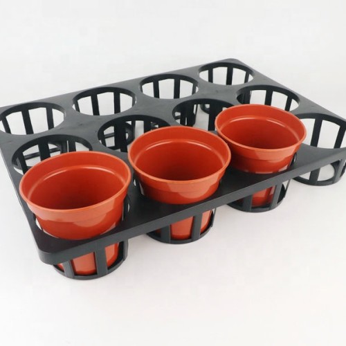 Plastic  round pots for nursery flower  plant  growing seedlings