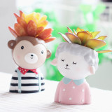 Cute Cartoon Animal Flower Pot Desktop Decoration Succulent Plant Flower Pot