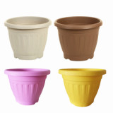 Plastic Flowerpot Household Potted Green Radish Succulent Geranium Hydrangea Planting Pot Large And Small Set Of Pots