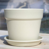 Wholesale Flower Pot Plastic Tray With Bottom Succulent Green Scoop Round Flower Pot Large