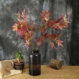 2021Manufacturer wholesale simulation bouquet home site decoration potted maple leaf
