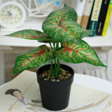 Stylish Wholesale Artificial Plant Plastic Plant Indoor Decoration Pot For Fake  Plants Plastic