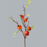2021Home decoration photography props Hotel shopping mall soft pomegranate branch