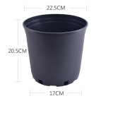New Design Outdoor And Indoor Round Shaped Flower Pots Indoor Planters Plastic