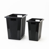Multiple Specifications Black Square Flower Pot Large Flower Bucket Waking Plastic Flower Bucket