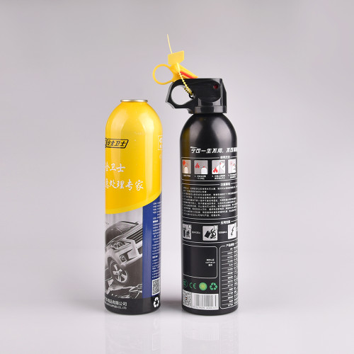 aluminum bottle with aerosol tank accessories hair care custom size wholesale aerosol component