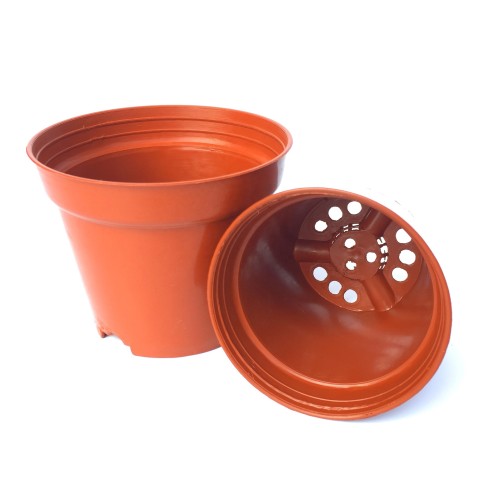 Plastic round  nursery flower garden planters flower pots