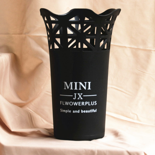Mini Flower Pot Thicken Flowers Arrangement Bucket Plastic Round Bucket Flower Shop Supplies