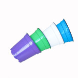 Wholesale Cheap Decorative Modern Double Color Printed Plastic Big Gardening Plants Flower Pot