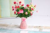 Imitation Basket Plastic Vase Fake Flower Rattan Plastic Weaving Home Living Room Decoration Crafts