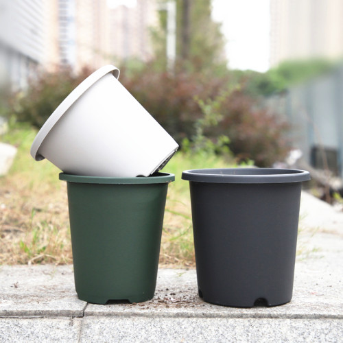 Factory Customized Round Plastic Root Control Flower Pot Breathable Flower Pot Balcony Outdoor Green Plant Flower Pot