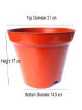 Plastic round pots for nursery plants grow seeding