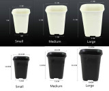 Plastic Octagon Flower Pot Home Garden Office Desk Succulent Plant Pot Matt Glossy Garden Decoration Pots