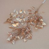 2021Golden flower material wedding hall layout simulation flower mist golden Hydrangea