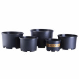 Household Large Black Green Gallon Flower Pot Balcony Planting Succulent Plastic Flower Pot