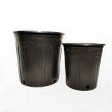 Durable Garden 5 Gallon Black Round  Stackable Plastic Garden Grow Pots