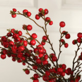 2021Factory direct home decoration simulation green plant holly fruit