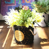Wholesale Round Storage Pot Stylish Table Flower Pot Storage High Quality Storage Pots For Home Garden Decoration