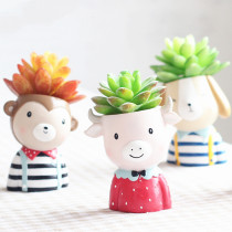 Cute Cartoon Animal Flower Pot Desktop Decoration Succulent Plant Flower Pot