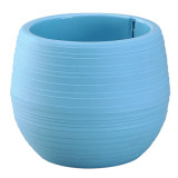 Creative Colorful Cartoon Plastic Flowerpot Succulent Plant Pot Round Mini Lazy Flower Pot