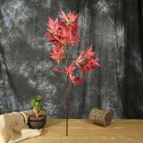 2021Manufacturer wholesale simulation bouquet home site decoration potted maple leaf