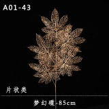 2021Wholesale golden bundle series wedding decoration simulation leaves