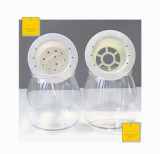 Factory Direct Sales Lazy Flower Pot Full Transparent Creative Plastic Flower Pot Automatic Water Absorption Flower Pot