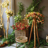 2021Retro home and guest house decoration photography material simulation silk dry flower rose