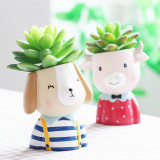 Cute Cartoon Animal Flower Pot Desktop Decoration Succulent Plant Flower Pot