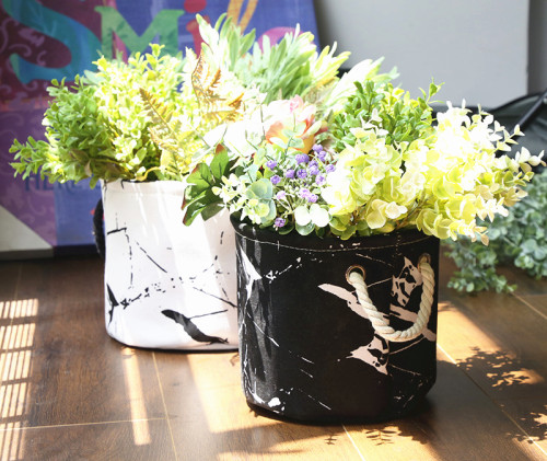 Wholesale Round Storage Pot Stylish Table Flower Pot Storage High Quality Storage Pots For Home Garden Decoration