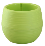 Creative Colorful Cartoon Plastic Flowerpot Succulent Plant Pot Round Mini Lazy Flower Pot