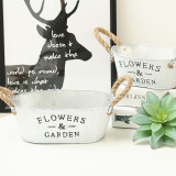 Wholesale High Quality Creative Metal Flower Pot Balcony Outdoor Decoration Flower Vintage Pot Planters Flower Pot Metal