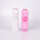 aluminum bottle with aerosol tank accessories sun block60ml 75ml 100ml 150ml  printing aerosol actuator trige